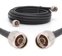 N mâle à N mâle Câble coaxial 50cm - 50ohm 5D-FB Ø7.5mm Extension Ultra Low Loss Cable d'antenne - WiFi RF Antenne GSM 3G 4G LTE 5G Routeur Amplificateur de signal Lora Ham CB Radio