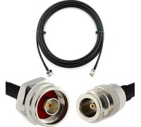 N mâle tête hexagonale vers N femelle 12m - HF-240 (équivalent LMR 240) extension câble d'antenne - pour WiFi RF antenne GSM LTE 4G 5G 6G routeur amplificateur de signal Lora Ham CB radio