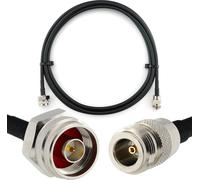 N mâle tête hexagonale vers N femelle 2m - HF-240 (équivalent LMR 240) extension câble d'antenne - pour WiFi RF antenne GSM LTE 4G 5G 6G routeur amplificateur de signal Lora Ham CB radio