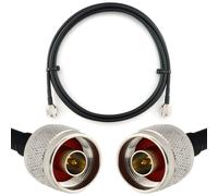 N mâle vers N mâle 2m Cable Coaxial - câble d'extension HF240 (LMR 240 équivalent) rallonge etanche - pour Routeur WIFI Radio Antenne LTE Amplificateur GSM 4G 5G 6G LTE Hotspot