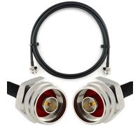 N mâle vers N mâle Hex 3m Cable Coaxial - câble d'extension HF240 (LMR 240 équivalent) rallonge etanche - pour Routeur WIFI Radio Antenne LTE Amplificateur GSM 4G 5G 6G LTE Hotspot
