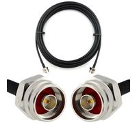 N mâle vers N mâle Hex 7m Cable Coaxial - câble d'extension HF240 (LMR 240 équivalent) rallonge etanche - pour Routeur WIFI Radio Antenne LTE Amplificateur GSM 4G 5G 6G LTE Hotspot