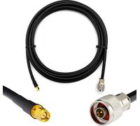 N mâle vers SMA mâle Câble coaxial 50cm - 50ohm 5D-FB Extension étanche Ø7.5mm Câble d'antenne à très faible perte - WiFi RF Antenne GSM 3G 4G LTE 5G Routeur Amplificateur Lora Ham CB Radio