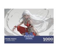 N_naime-style_illustration_of_n_naime_girl_wit_b98b283-2c5d-4d07-b02c-9f953ddb8df0_1 1000 Pièces Carton Extra-épais Coffret De Puzzles White-Haired Fantasy Warrior Stimulant Et Éducatif Défi Unique Pu