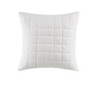 N Natori Cocoon Housse de coussin matelasse simple europenne Super douce, lavable en machine, carre europenne, fermeture clair dissimule