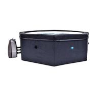 N NETSPA - Spa New - Octopus - Semi-Rigide Octogonal 4+2 Places - SP-OCT165B - Portable Compacte en PVC avec Chauffage, Pompe de Filtration de l’Eau et Couverture Isotherme - Volume 1000l - 193x73cm