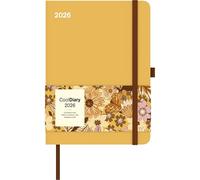 N Neumann Ray Flower Calendrier 2026 - Agenda 2026 - 16 × 22 cm avec vue de la semaine, bande de fermeture élastique, porte-stylo et poche, élégant agenda de poche pour travail, école et quotidien