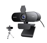 N newline 4K Webcam PC avec Micro & Trépied Métallique, Full HD 1080p@60FPS, PDAF Autofocus, Son Stéréo Clair, Correction de la Lumière, USB Camera PC Gamer Vidéoconférence Streaming