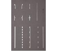 Noch Pochoirs pour marquage de route 34240 N