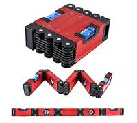 N&S Juvyig - Outil multifonction pliable pour la menuiserie, outil de mesure multi-angle pour la menuiserie, nivellement précis dans n'importe quelle position, règle