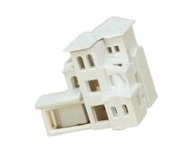 N Scale 1:800 Villas Outland Model Sand Table Scene Building Model Garden Landscape Ornement Décors Assemblages Modèles de Table de Sable Bâtiment