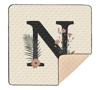 N Soft Tapis de gymnastique rembourré pour bébé et activité au sol portable pour bébés, nourrissons et tout-petits, 127 x 127 cm