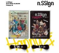 N.Ssign - Happy & - Random Cover - Incl. 96pg Photobook, Poster, 2 Photocards, Sticker, Unit Photocard + N. Ssign Photocard [Compact Discs] Photo Book, Photos, Poster, Stickers, Asia - Import