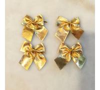 N¿Ud Papillon Suspendu, 12 Pièces, Décoration Pour Noël, Maison, Or, Argent, Rouge, Ornements D'arbre De Noël, Nouvel An 2021