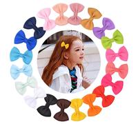 N¿Uds De Ruban En Gros-Grain Pour Filles, Épingles À Cheveux, Accessoires Pour Enfants, 20 Pièces/Lot, 1.8 Pouces