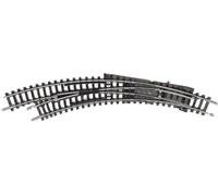 (N) Voie Minitrix T14956 Aiguillage enroulé, à gauche 194.6 mm