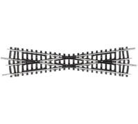 (N) Voie Minitrix T14973 Croisement 129.8 mm