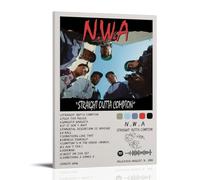N.W.A Straight Outta Compton Poster sur toile Peinture à l'huile Impression sur toile Décoration murale d'intérieur 40 x 60 cm