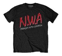 NWA Ruthless Records T-Shirt Straight Outta Compton Homme Noir - Taille XXL Noir G