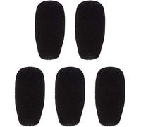 N/W Lot de 5 housses en mousse pour microphone à condensateur col de cygne Noir 48 x 12 mm