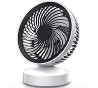 N/X Ventilateur De Bureau De Table USB, Petit Ventilateur pour, 7 Pales De Rotor, Charge USB, Ventilateur De Refroidissement Portable, Ventilateur Ultra Silencieux, pour La Maison, Le Bureau