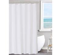 N&Y HOME Rideau de Douche en Tissu avec aimants de qualité hôtelière Lavable en Machine 178 x 183 cm