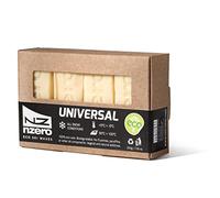 NZERO - Barres de fart universel bio pour skis et snowboards | Pack Économique 4 x 50 g | Fart écologique naturel pour tous les types de neige, version blanche pour conditions entre 5 ºC et -5 ºC