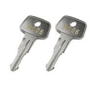 N006 e rechange pour porte-bagages de toit, clés de rechange pour Thule Ski, toit, coffre de chargement, porte-bagages et barres transversales [Code N006]