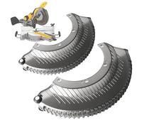 N027988 Lot de 2 scies à onglet de rechange pour scie à onglet Dewalt DHS716 DWS782 DHS790 DWS779 DWS780