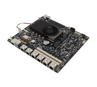 N150 Carte mère industrielle NAS 4 cœurs 4 fils Processeur basse puissance 6 x LAN (Intel i225/i226), prise en charge LAN3-6 Bypass/fente pour carte SIM 4G 5GSIM SATA3.0 M.2 NVMe 2280, double écran 4K