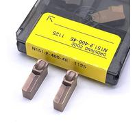 N151.2-300-4E N151.2-200-4E N151.2-400-4E 1025 1125 Outil de rainurage à 100% d'insertion de carbure de haute qualité N151.2 Outil de tournage(N151.2-200-4E1125)
