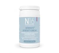 N16 Professionnel Sérénité Serenity Break - Complément Alimentaire Stress & Système Nerveux - Rhodiola Rosea, Magnésium Marin, L-Tryptophane - 60 Gélules Végétales - Fabriqué en France