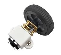 N20 electronic starter DC 3V/6V/12V N20 Metal Geared electronic starter With Toy Wheel 15RPM to 500RPM Reversible ICXLPMC(6v 60rpm)