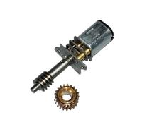 N20 Micro-Moteur à Engrenages de Précision, 3V-6V Tout Métal Train d'Atterrissage Pliant, Moteur à Vis sans Fin Rapport de Décélération 1:300