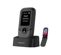 Blackview N2000 Téléphone Portable à Clapet Senior Débloqué avec Grand Écran 2,8 pouces,1500 mAh,Radio FM,Double SIM 4G - Rouge