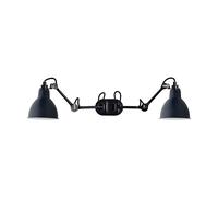 N204 Applique Murale Double Mat Noir et Bleu Mat