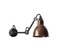 N204 Applique Murale Mat Noir et Cuivre Brut