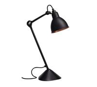 DCWéditions Lampe de table LAMPE GRAS N°205 - Noir - Noir/ Cuivre - rond