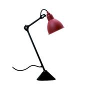 N205 Lampe à Poser Mat Noir et Rouge Mat