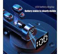 N21 ? écouteurs sans fil Bluetooth 5.2 TWS, Mini casque d'écoute, affichage LED, réduction intelligente du bruit, HIFI, stéréo 9D, basses, avec lampe de poche