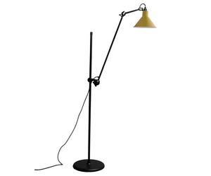 N215 Lampadaire Mat Noir et Mat Jaune