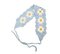 N2E9 Chapeau turban tressé style ethnique crochet large bord bandeau et bandeau mignon décoratif N2E9 Sweet pour femme