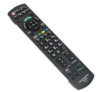N2QAYB000490 00724A Télécommande de Remplacement pour Panasonic TV N2QAYB000353 N2QAYB000489 00611A TX-P42GW30 TX-P42GW30J TX-P42S30B TX-P42S30Y TX-P42S31B TX-P42G30B TX-P42G30E TX-P42G30J TX-P42G30Y