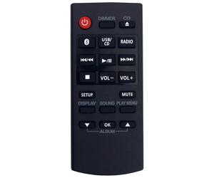 N2QAYB000984 Télécommande de rechange pour système stéréo CD Panasonic SC-PM251 SA-PM251 SC-PM600 SA-PM600 SB-PM500 SC-UX100 SA-UX100 SB-UX100 SC-HC200 SA-HC395 SA-HC397 SC-PM250 SA-PM250 SB-PM02