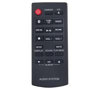 N2QAYB000984 Télécommande Fit for Panasonic CD Stereo System SC-PM250 | SA-PM250 SB-PM02 SC-PM251 SA-PM251 SC-PM600 SA-PM600 SB-PM500 SC-UX100 SA-UX100 SB-UX100 SC-HC200
