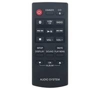 N2QAYB000984 Télécommande remplacée Convient pour Panasonic Stereo System | SC-PM250 SA-PM250 SB-PM02 SC-PM251 SA-PM251 SC-UX100 SB-UX100 SC-HC200 SC-PM600 SA-PM600 Sub N2QAYB000944