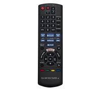 N2QAYB001029 Télécommande de Remplacement -VINABTY-Fit pour Lecteur de Disque Blu Ray Panasonic N2QAYB001029 Télécommande DMP-BD83 DMP-BD833 DMP-BDT165EF DMP-BDT167EG DMP-BD833EGK