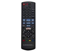 N2QAYB001029 Télécommande remplacée Convient pour Panasonic Blu-Ray Recorder DMP-BD84,DMP-BD843,DMP-BDT165,DMPBDT167,DMP-BDT167,DMP-BDT166,DMP-BDT168,DMP-BD83,DMP-BD833,Compatible N2QAYB001026
