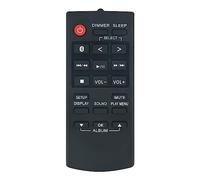 N2QAYB001215 Télécommande de remplacement pour Panasonic SA-AKX320E-K SA-AKX320GN-K SA-AKX320GS-K SA-AKX520E-K SC-TMAX20GSK SC-TMAX40E-K SC-TMAX40GW-K SC-UA30 SC-UA30E-K SCUA30GSXK SCUA30GW-K SCTMAX10