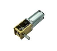 N30 Full Metal Gearbox Gear electronic starter DC 3V-12V 135RPM-580RPM Slow Speed Large Torque Reduction electronic starter Right Angle D-shaft Robot NWPNLXEA